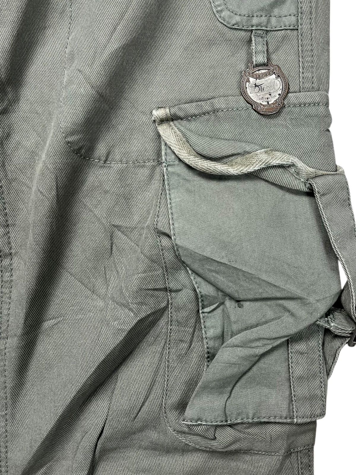 Diesel 2000s Diesel - Super Flared Parachute Cargo Pants Size US 30 / EU 46 - 8 Thumbnail
