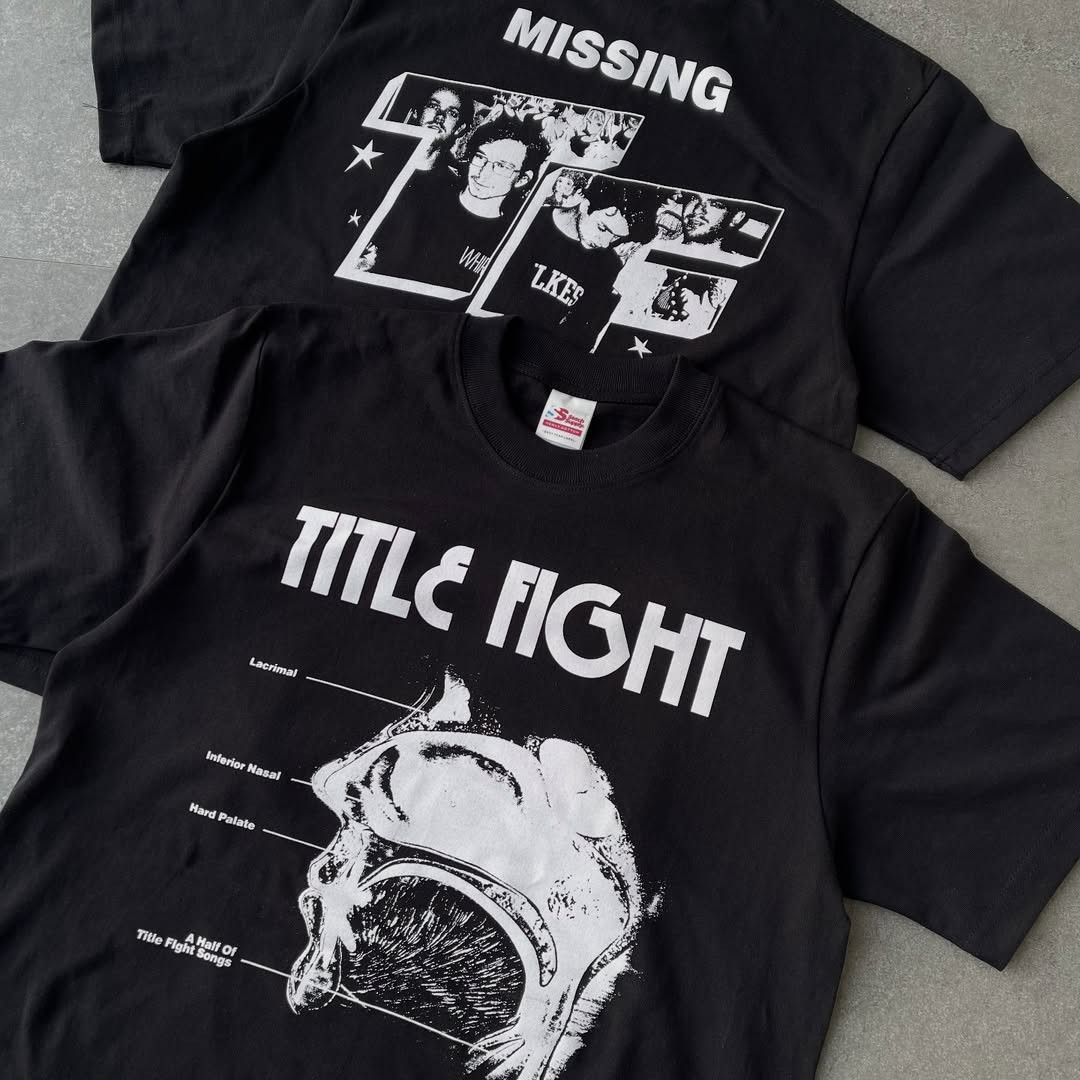 Band Tees TITLE FIGHT - MISSING band hardcore tee tshirt Size US L / EU 52-54 / 3 - 1 Thumbnail