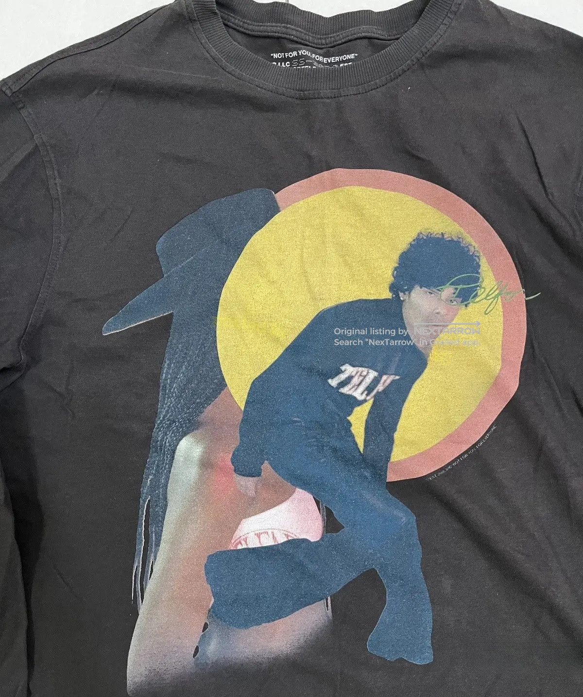 Telfar Brown Graphic Long Tee Nnnn11/2609 in Black, Men's (Size M) — image 2 of 5