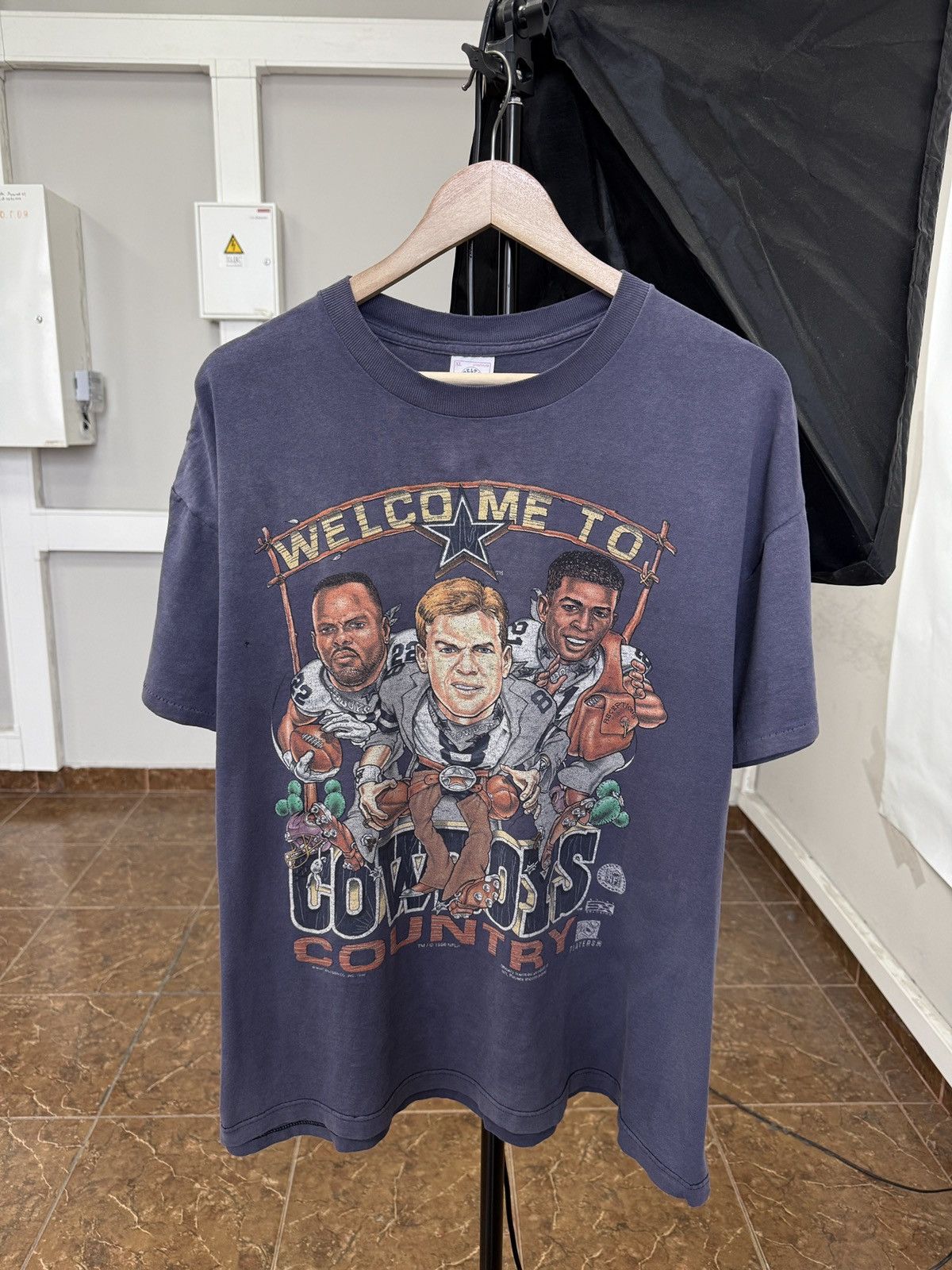 Delta 🇺🇸🏈 Vintage 1996 Dallas Cowboys Troy Aikman NFL Made in USA Size US XL / EU 56 / 4 - 1 Thumbnail