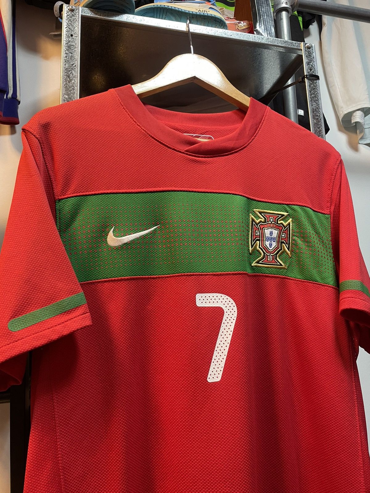 Nike × Vintage 2010 Portugal CR7 Home Kit Size US M / EU 48-50 / 2 - 2 Thumbnail