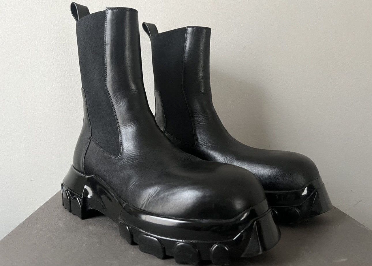 Rick Owens Tractor Bozo Beetle Boots | Grailed