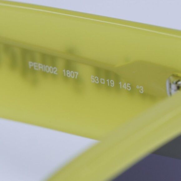 Palm Angels Palm Angels PERI002 PALM 1807 Sunglasses Yellow Rectangle Size ONE SIZE - 9 Thumbnail