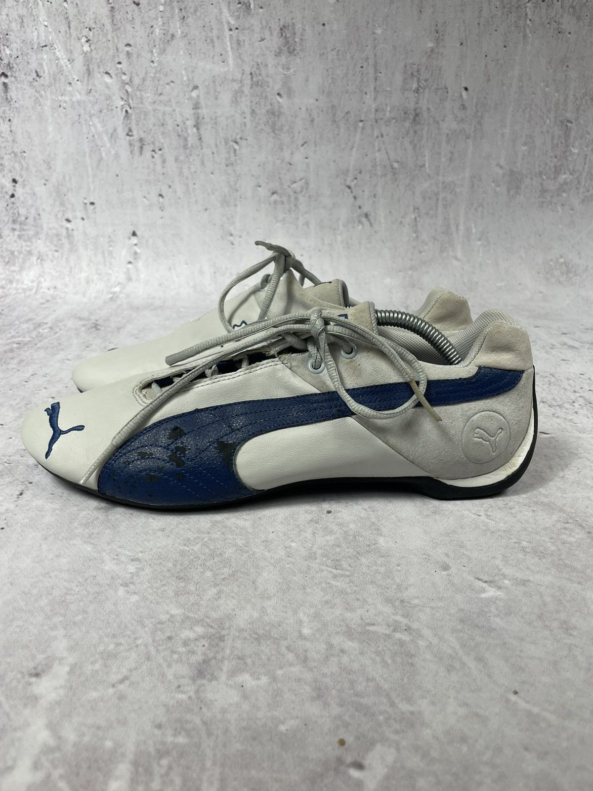 Puma × Vintage Vintage Y2K BMW Puma speedcat grey navy sneakers Size US 11.5 / EU 44-45 - 1 Thumbnail