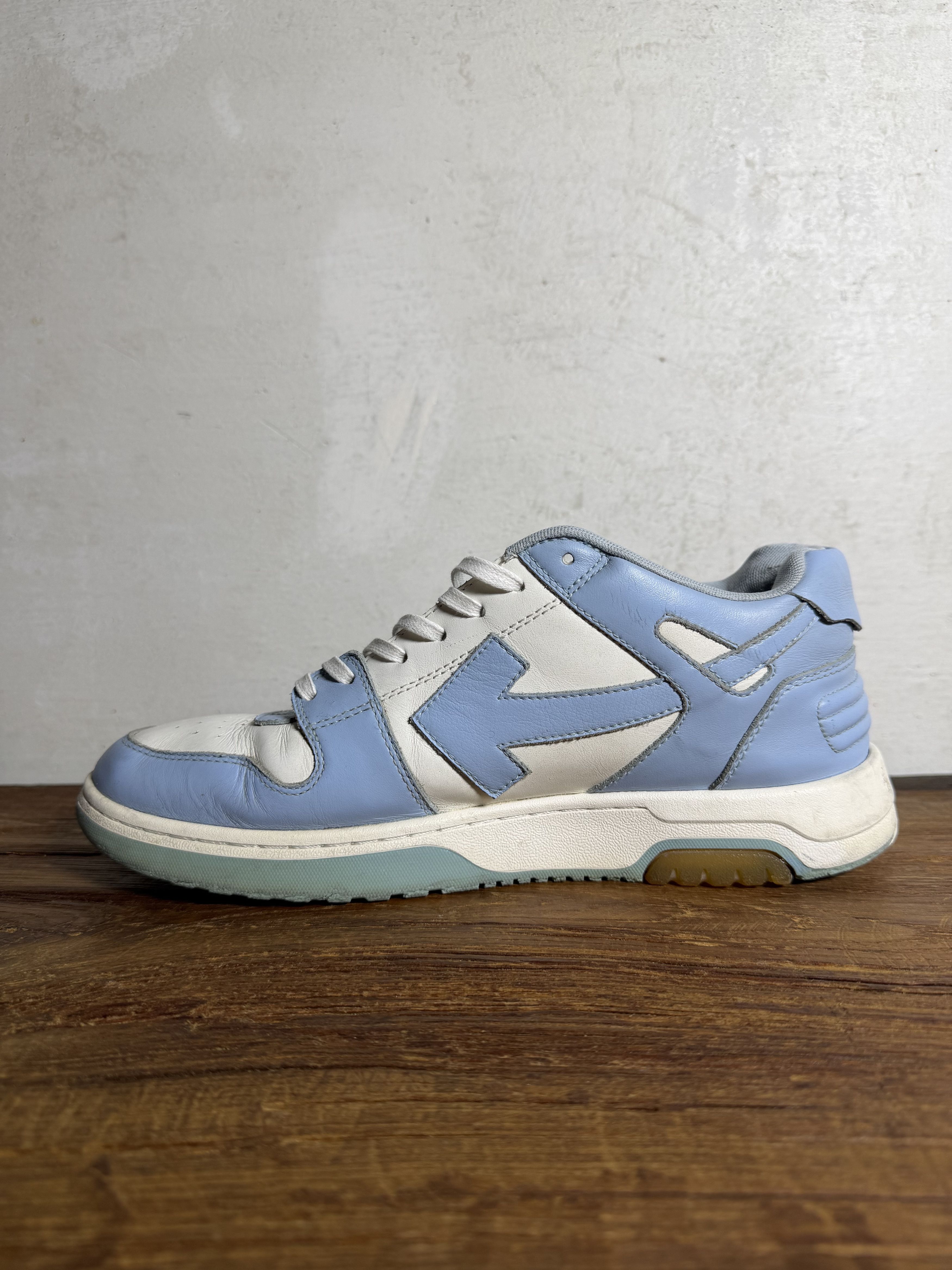 Off-White Off-White Out of Office White Blue Sneakers Size US 10 / EU 43 - 3 Thumbnail