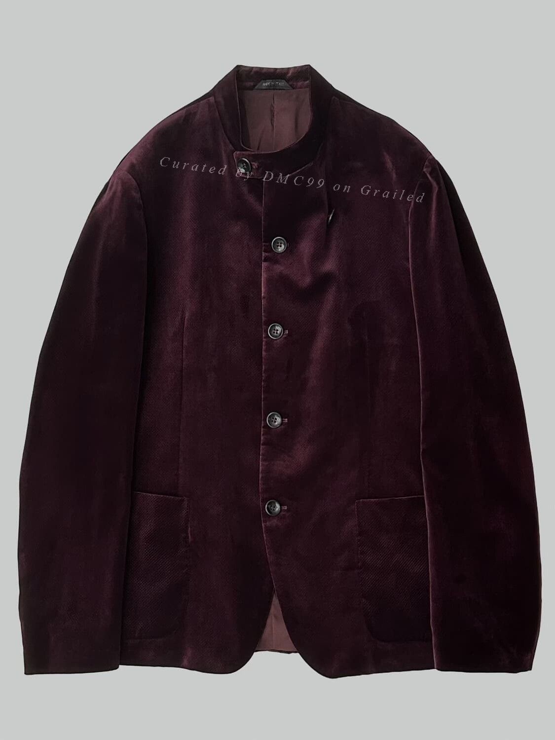 Giorgio Armani Armani Vintage Velvet Jacket Size US M / EU 48-50 / 2 - 1 Thumbnail