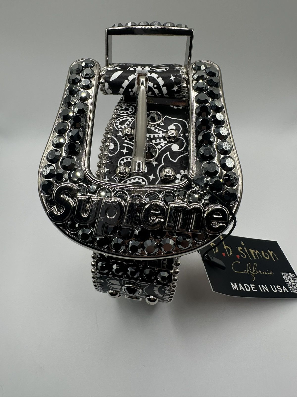 B.B. Simon × Supreme Bandana Belt Small Size 28 - 2 Thumbnail