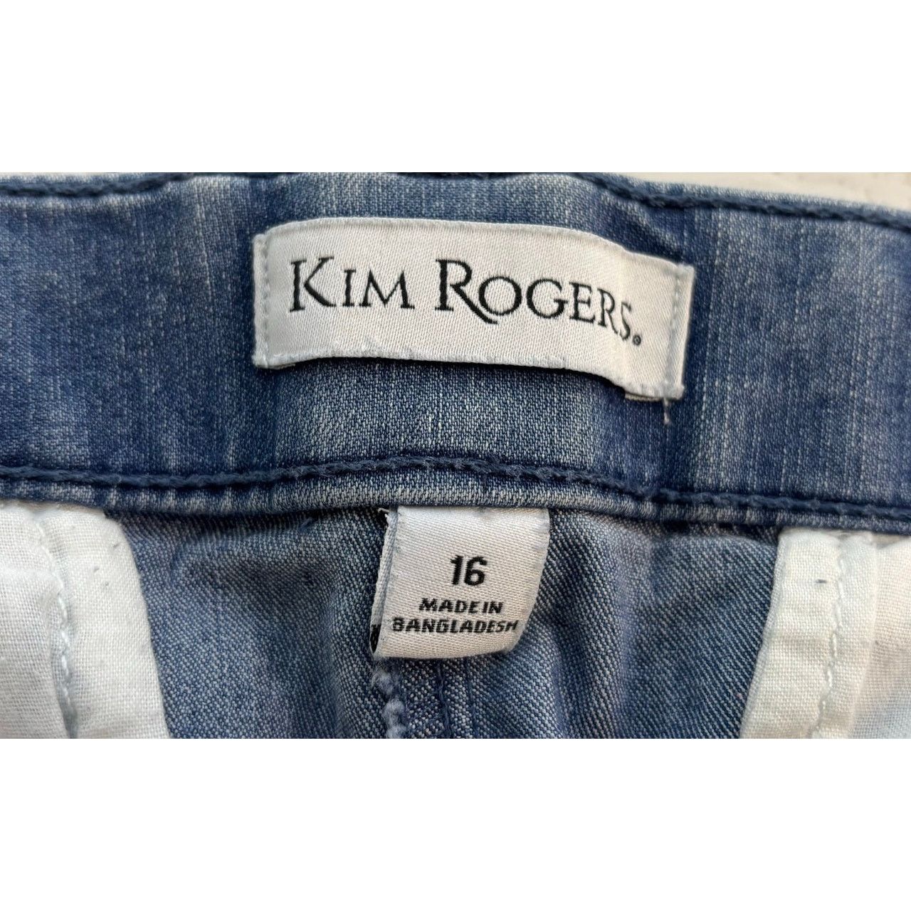 Other Kim Rogers Blue Denim Bermuda Shorts Women’s Size 16 Size 38" / US 16 / IT 52 - 3 Thumbnail