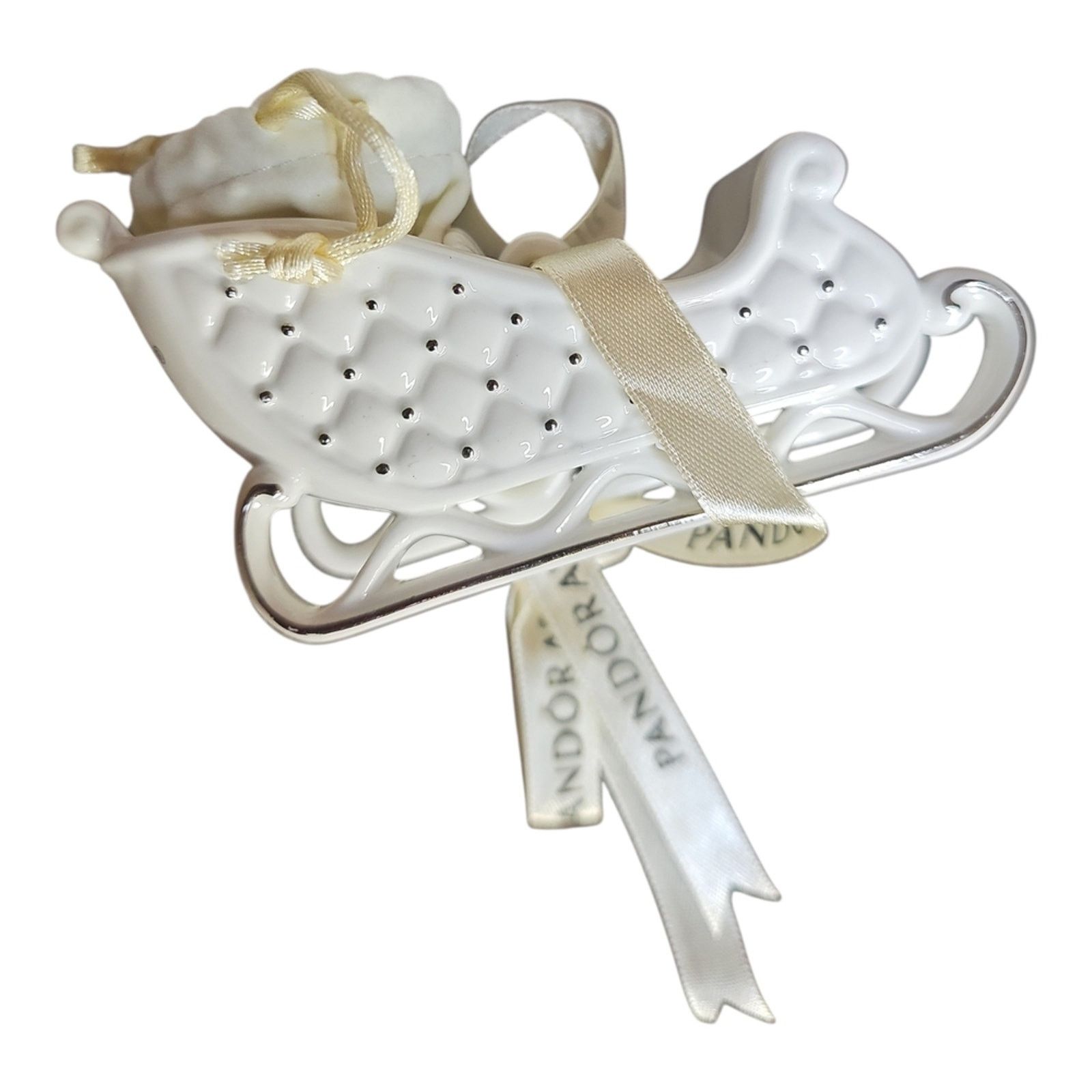 pandora PANDORA "PORCELAIN SLEIGH ORNAMENT" 2014 Size ONE SIZE - 2 Thumbnail