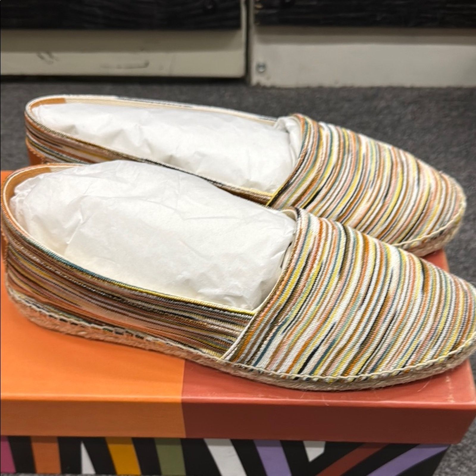 Missoni NWT Missoni Colorful Striped Espadrille sneakers Sz 40 US 10 Size US 10 / IT 40 - 3 Thumbnail