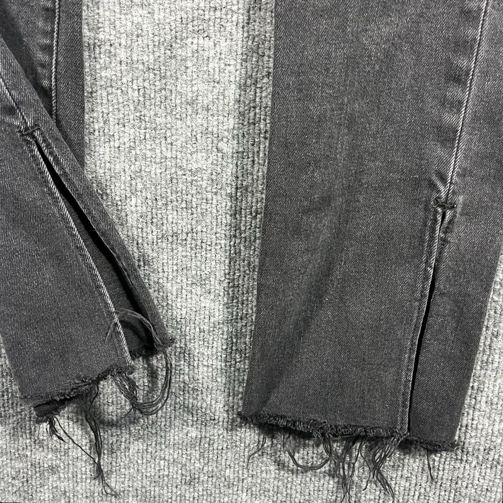 Anthropologie VINTAGE? Wait, it's Anthropologie "Favorite Daughter" The Valentina Tower Super High Rise Cigarette Jeans 26 Black Women Slim Bootcut Size ONE SIZE - 7 Thumbnail