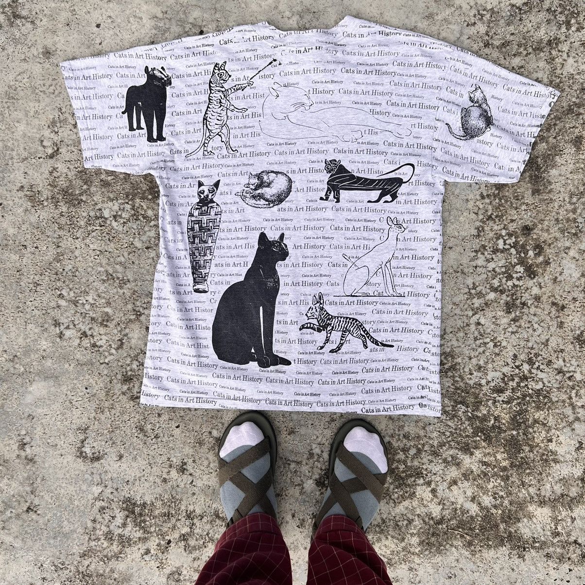Vintage VINTAGE CATS IN ART HISTORY Size US L / EU 52-54 / 3 - 2 Thumbnail