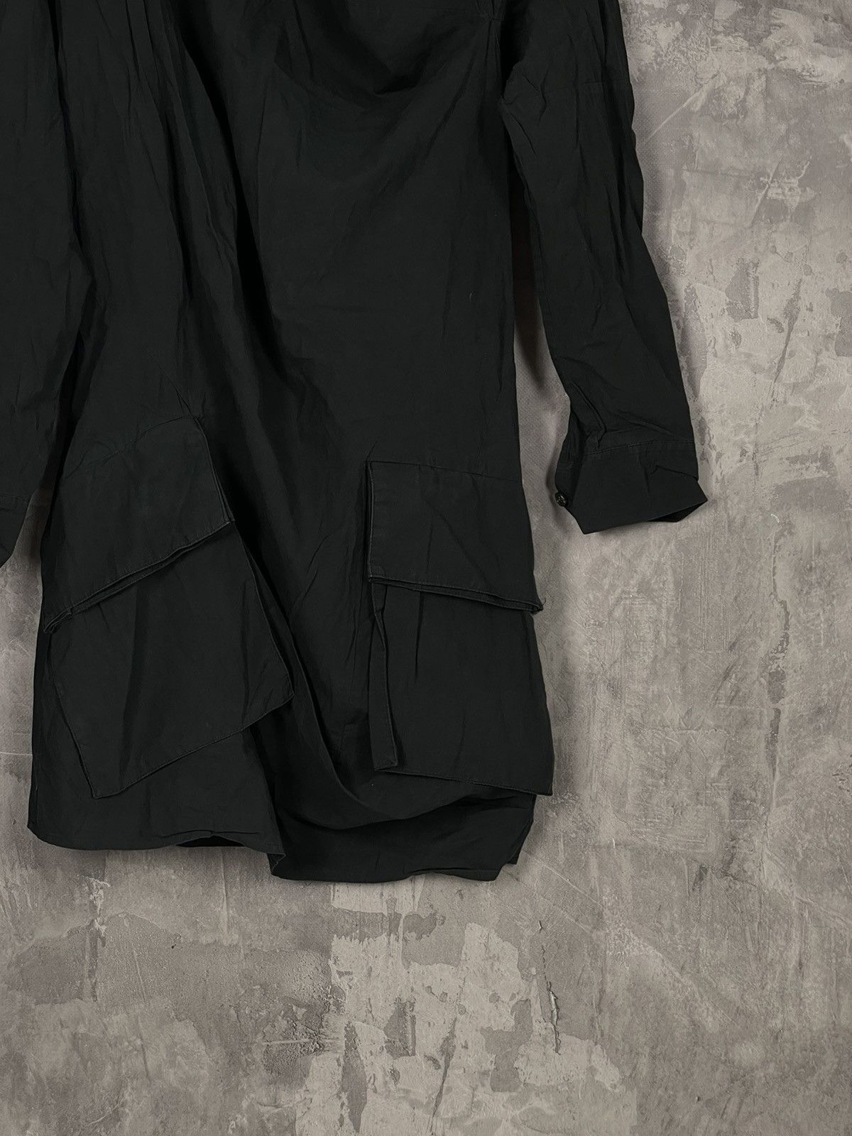 Allsaints × Vintage Black Opium Gothic Style Y2K Cargo Long Sleeve Shirt Size XS / US 0-2 / IT 36-38 - 6 Thumbnail