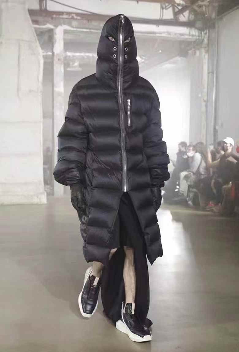 Rick Owens × Rick Owens Drkshdw Rick Owens • Black Jumbo Gimp Down Coat Size US M / EU 48-50 / 2 - 3 Thumbnail