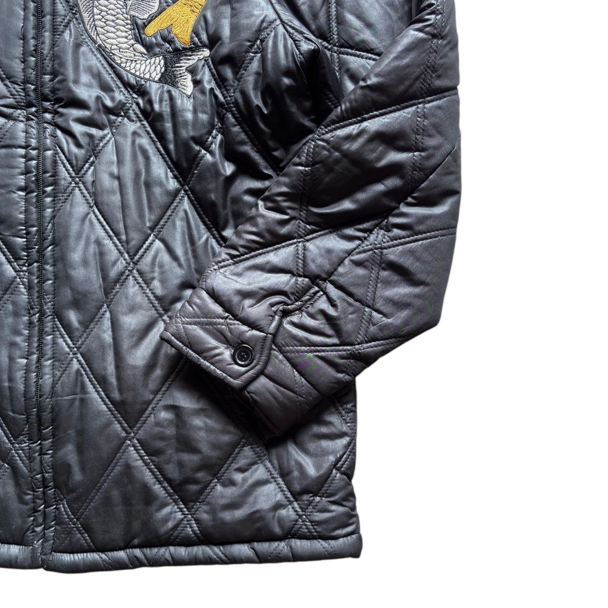 Vintage Vintage tmocarps koi puffer japanese style Sukajan jacket Size US L / EU 52-54 / 3 - 5 Thumbnail