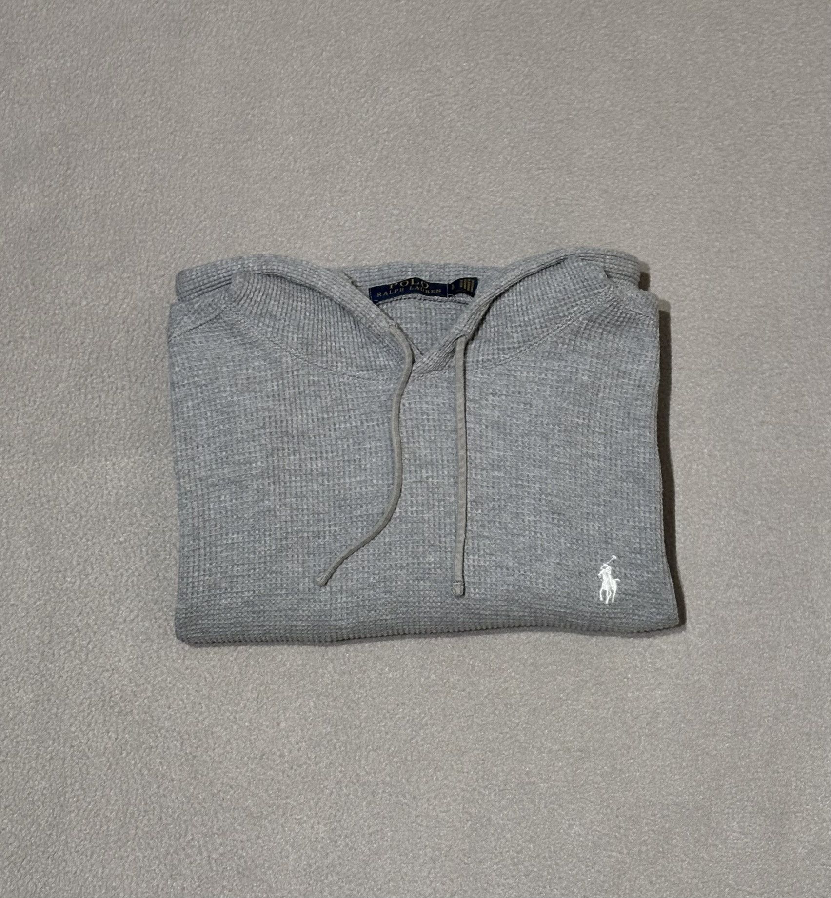 Polo Ralph Lauren Polo Ralph Lauren Thermal Gray Hoodie Large Size US L / EU 52-54 / 3 - 16 Thumbnail