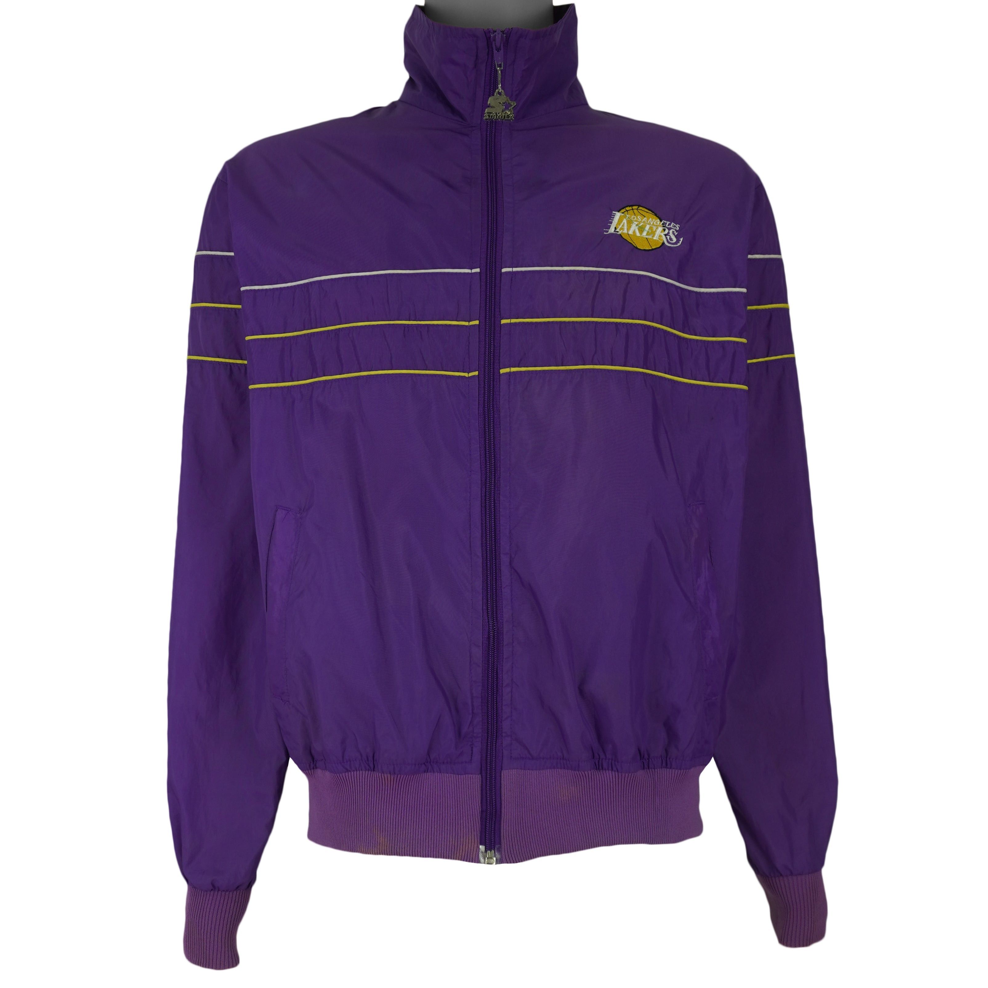 Starter Los Angeles Lakers Windbreaker 1990s Size US M / EU 48-50 / 2 - 2 Thumbnail