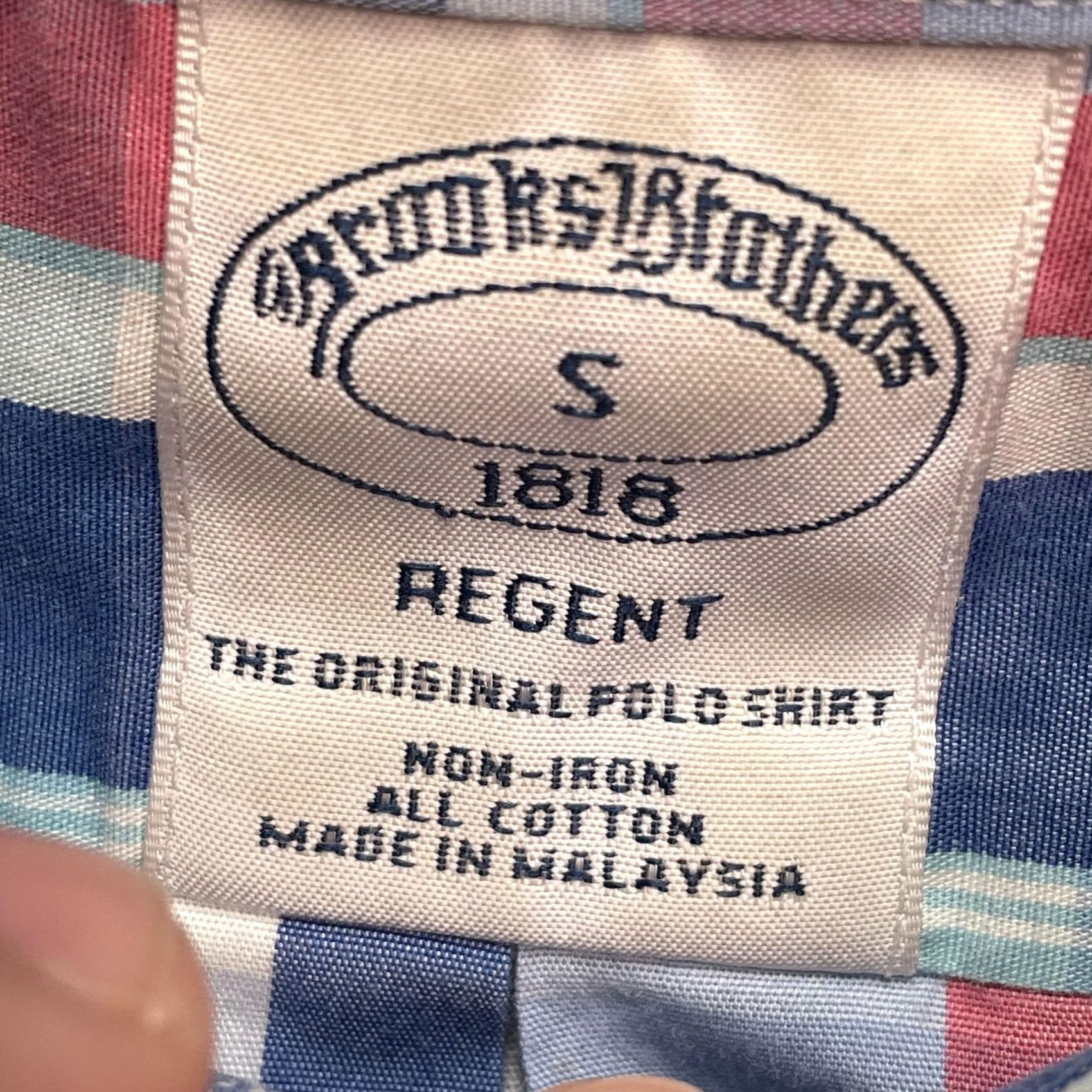 Brooks Brothers Brooks Brothers Shirt Mens Small Multicolor Plaid Long Sleeve Non Iron Button Up Size US S / EU 44-46 / 1 - 2 Thumbnail