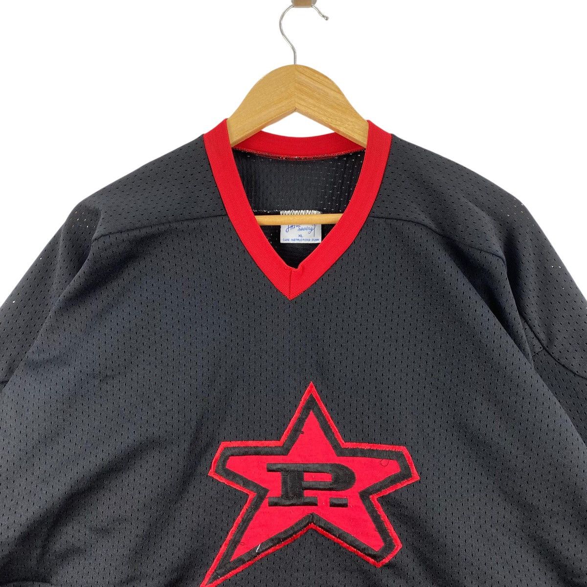Vintage Vintage 80s Ice Hockey Jersey Athletic Sewing Tag Size US XL / EU 56 / 4 - 2 Thumbnail