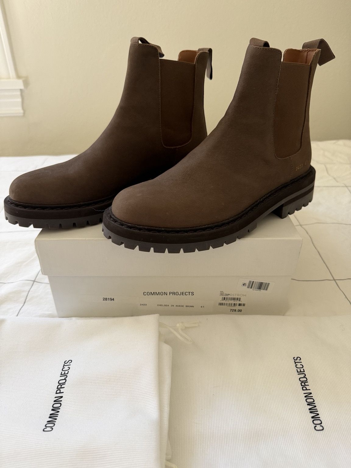 Common Projects Common Projects Chelsea Lug Sole Boots Size US 8 / EU 41 - 1 Thumbnail