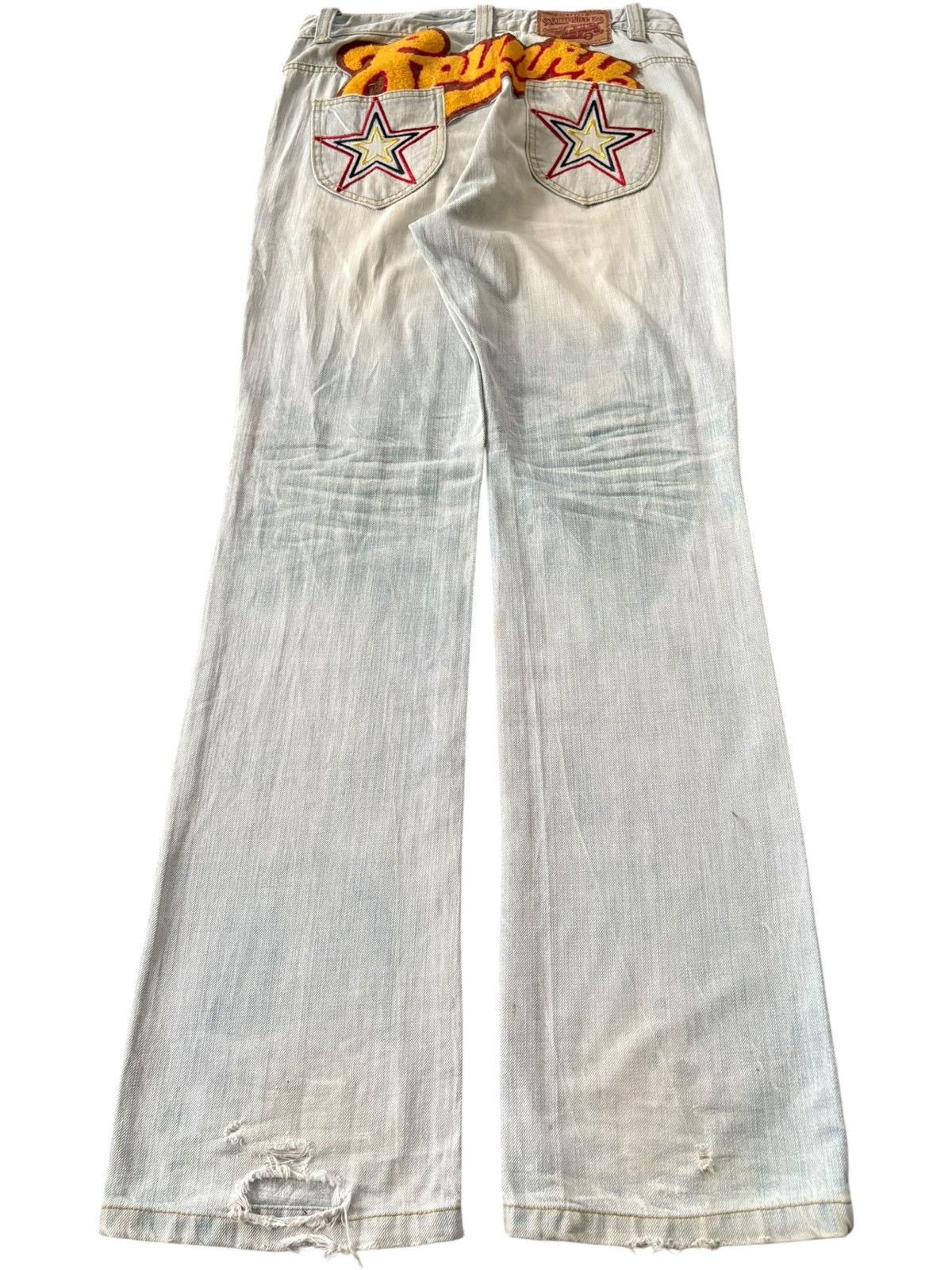 Diesel Vintage Japanese Brand Surfers Patches Loose Jeans Size 32" / US 10 / IT 46 - 2 Thumbnail