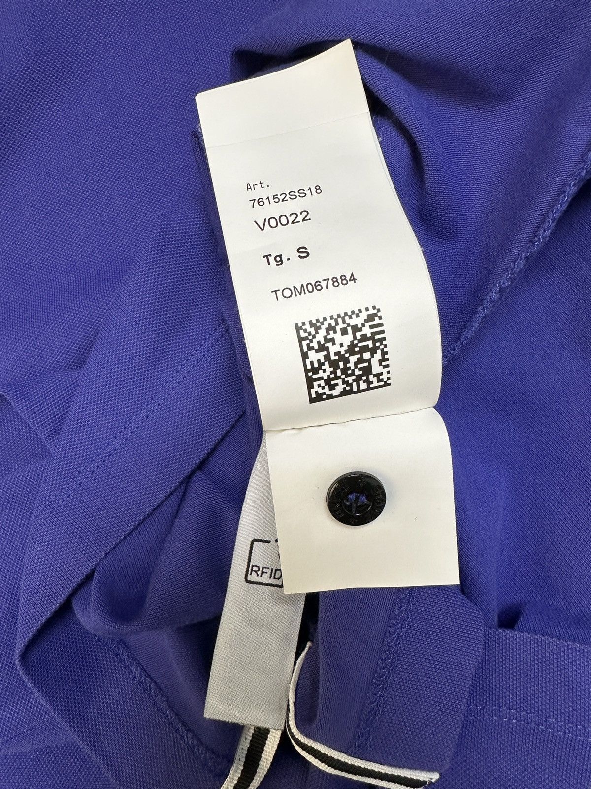 Stone Island STONE ISLAND Patch Program Long Sleeve Polo Shirt Purple S Size US S / EU 44-46 / 1 - 12 Thumbnail