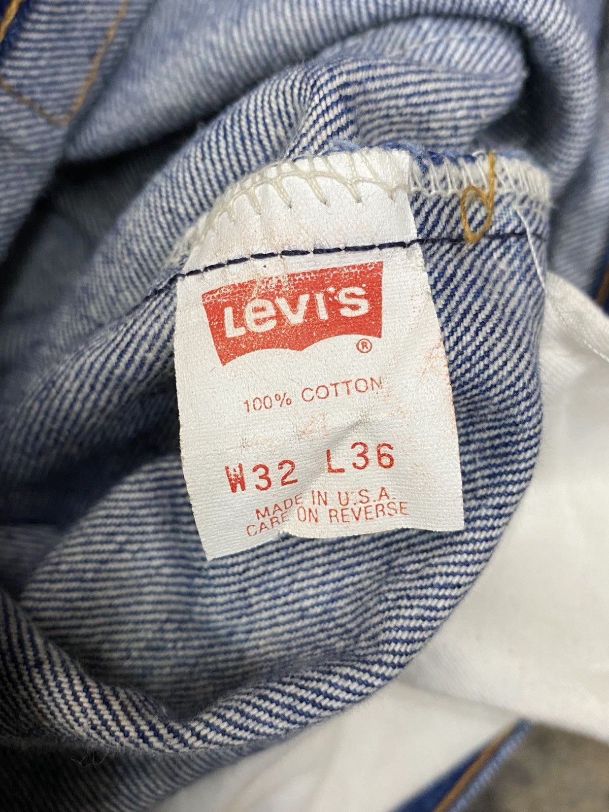 Levi's 517 levis vintage flared blue jeans usa made 90s Size US 31 - 8 Thumbnail