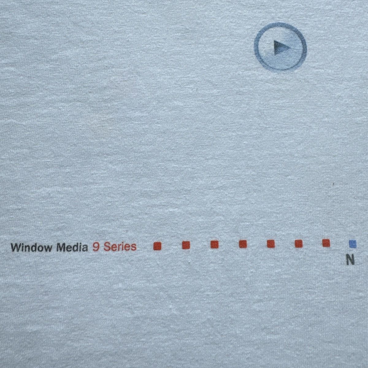 Microsoft Vintage 2000s Microsoft Windows Media 9 Series Promo tee y2k Size US L / EU 52-54 / 3 - 9 Thumbnail