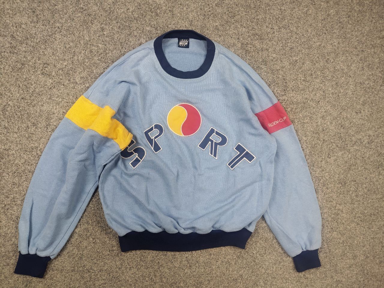 Vintage Vintage 80's Golden Cup ping pong Logo Sport Sweatshirt Size US M / EU 48-50 / 2 - 2 Thumbnail