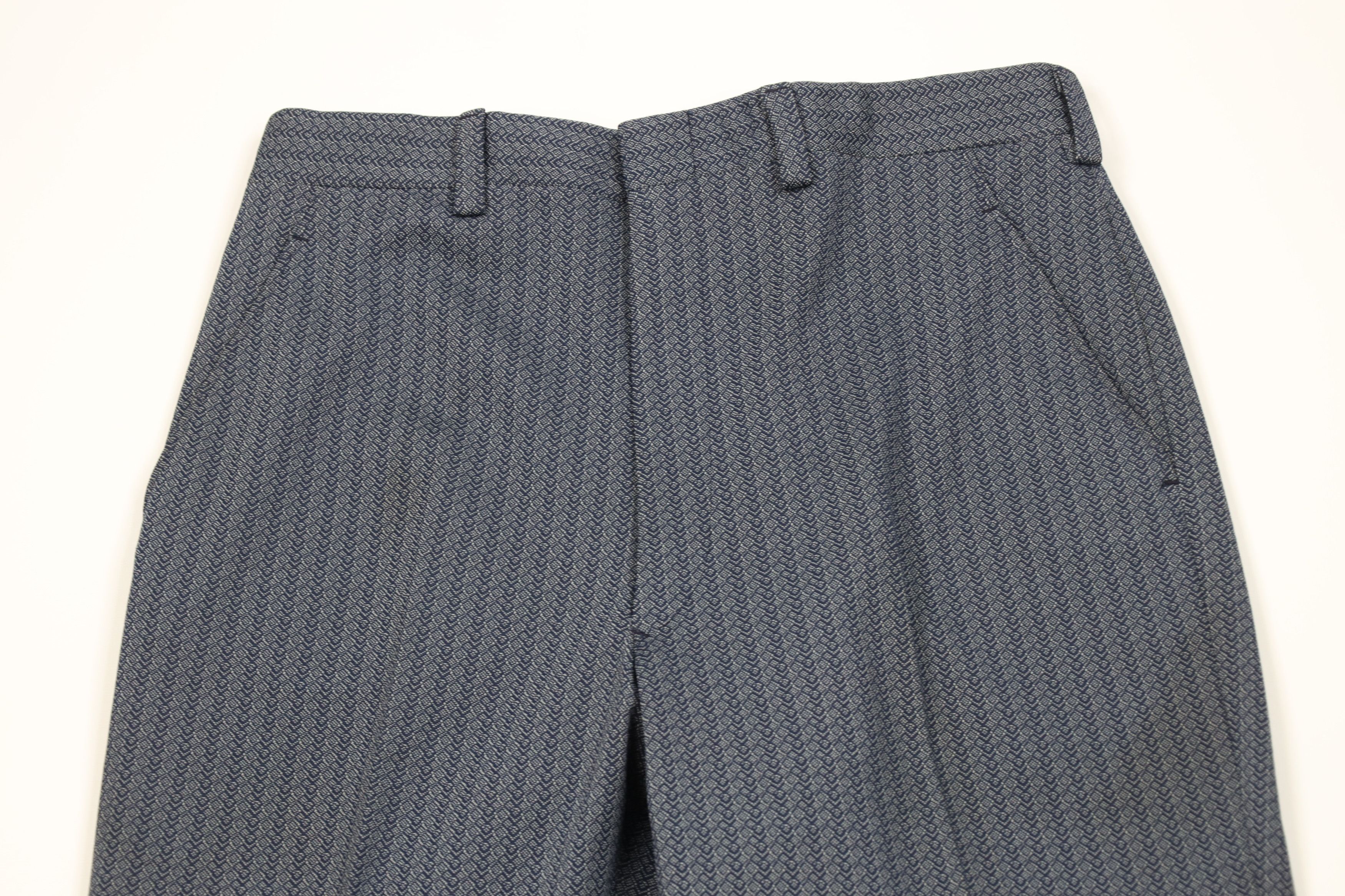 Vintage 60s 70s Streetwear Knit Wide Leg Chino Pants USA