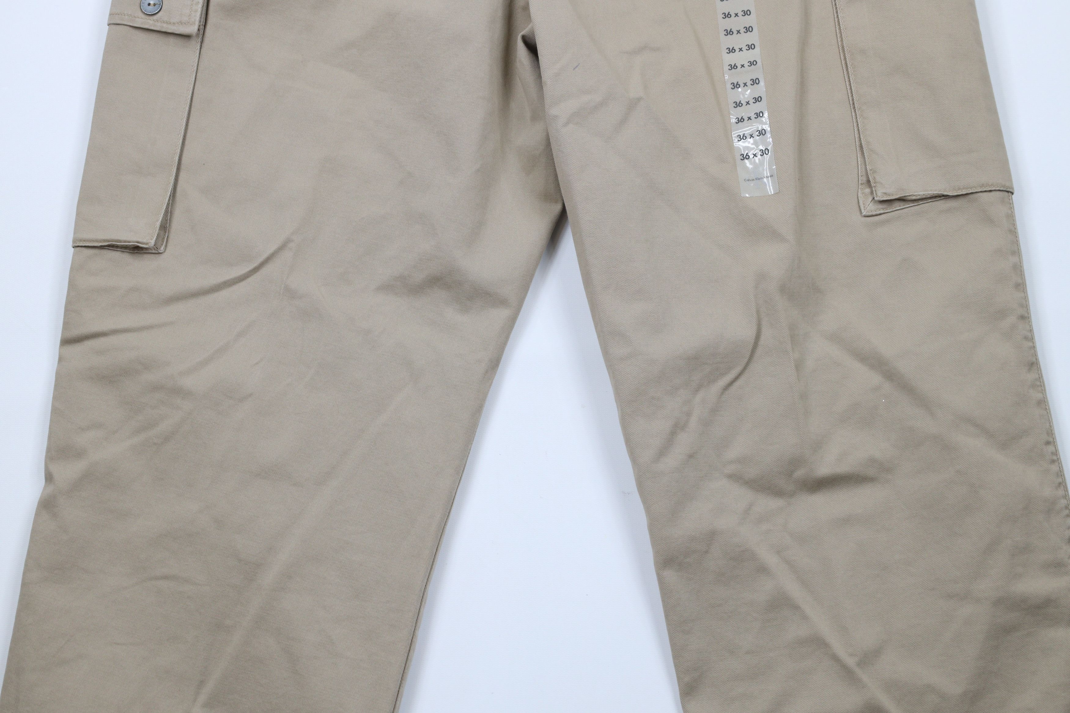 Calvin Klein × Vintage Deadstock Vintage 90s Calvin Klein Wide Leg Cargo Pants USA Size US 36 / EU 52 - 9 Thumbnail
