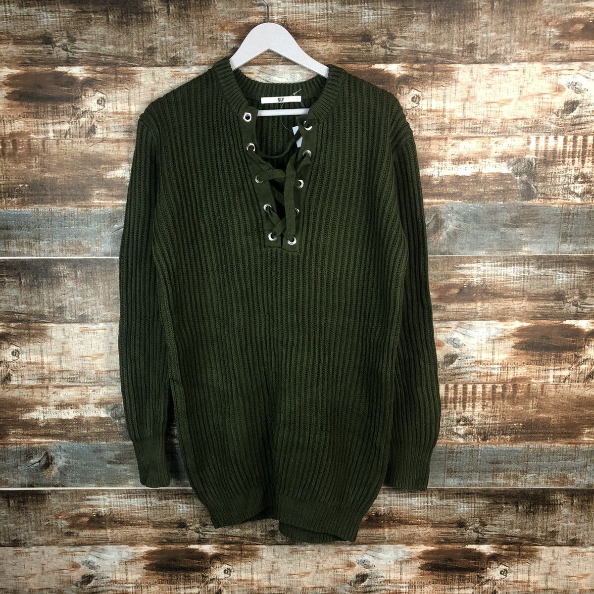 Homespun Knitwear × Sly Guild Sly Green Knitwear #A1464 Size M / US 6-8 / IT 42-44 - 3 Thumbnail