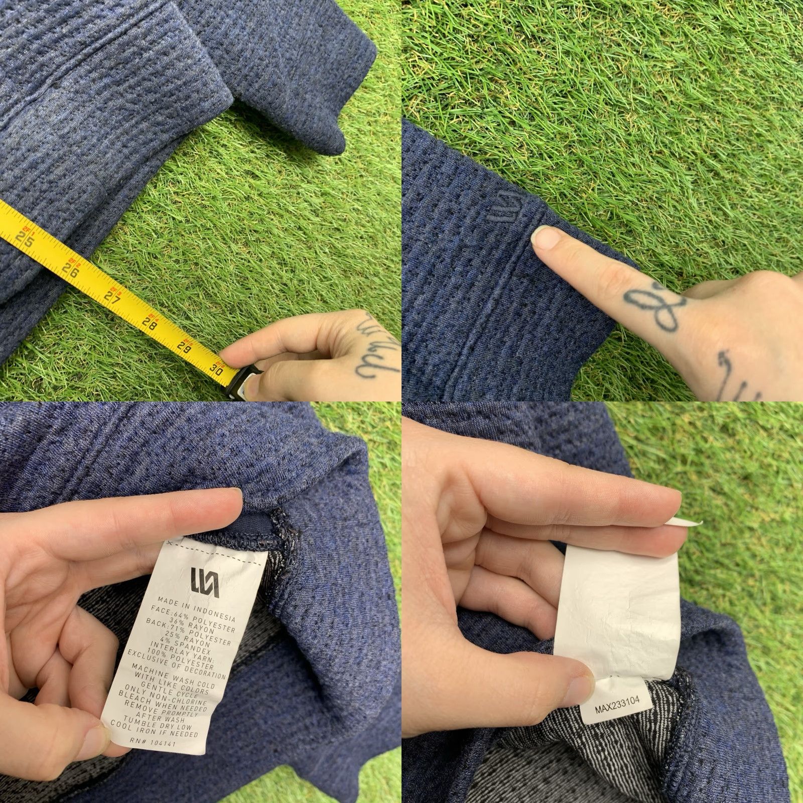 Vintage VINTAGE VRST Sweatshirt Men Small 1/4 Zip Pullover Casual Activewear Blue 90s Size US S / EU 44-46 / 1 - 8 Thumbnail