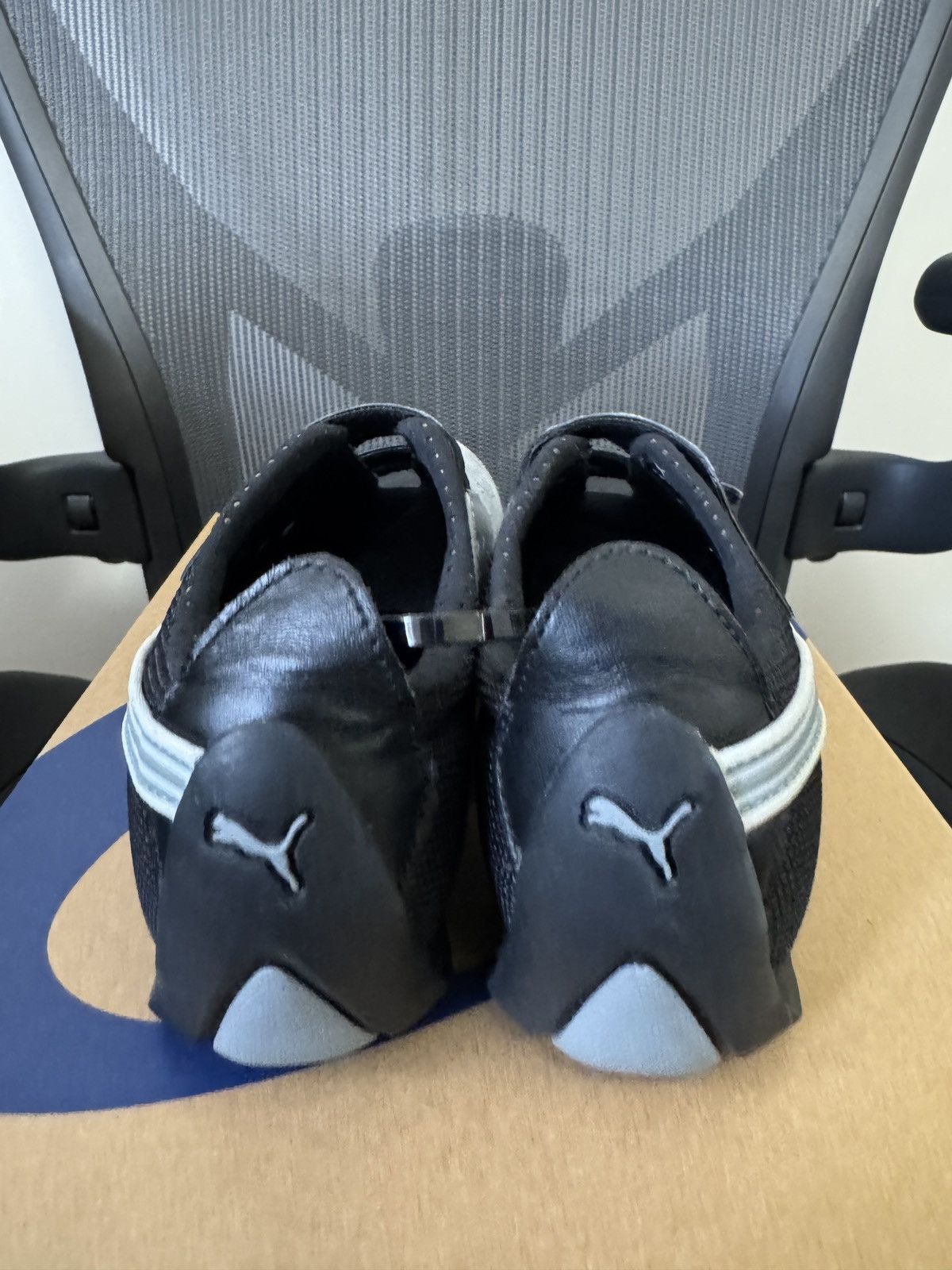 Puma Vintage Puma Y2K Velcro Black Grey Mostro Speedcat Sneakers Size US 5.5 / IT 35.5 - 12 Thumbnail
