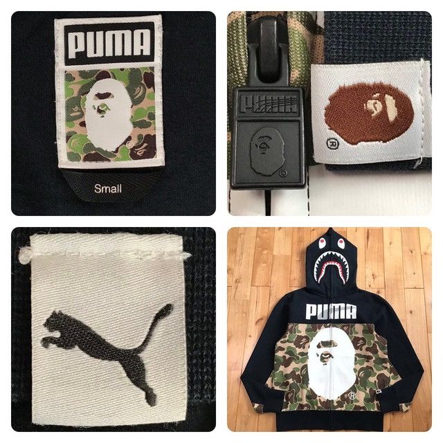 Bape × Puma Puma × BAPE camo shark full zip hoodie a bathing ape Size US S / EU 44-46 / 1 - 8 Thumbnail