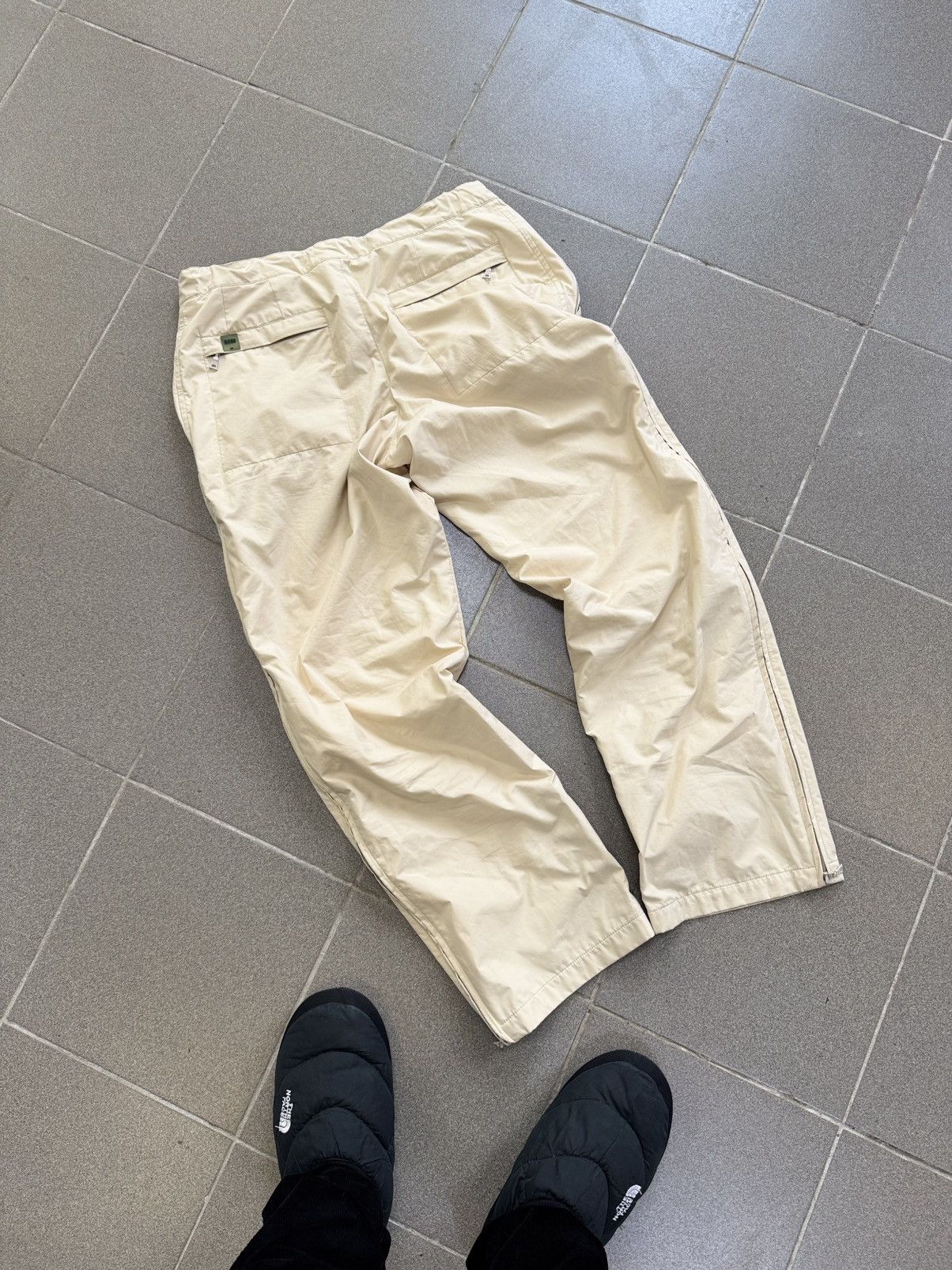 Very crazy Y2K BOSS exclusive nylon side zip pants