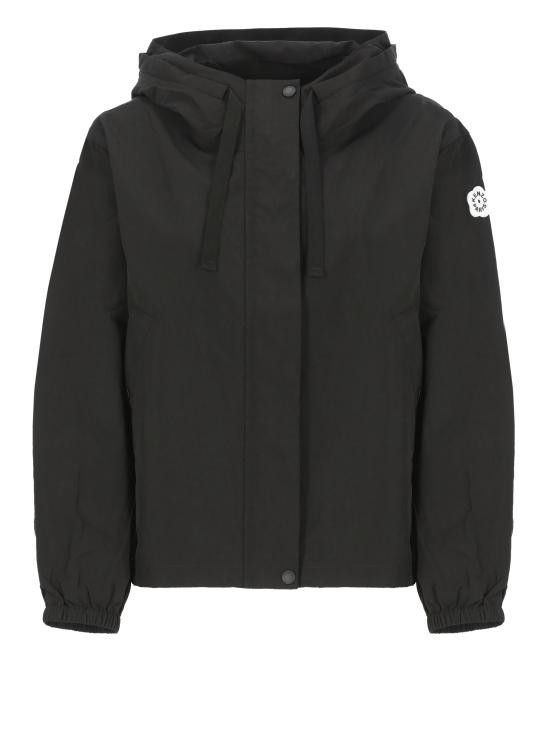 スーツ KENZO Women Suit Jackets FF52OU1419NF99 Black Kenzo Windproof Jacket - Black - Women | FF52OU1419NF99