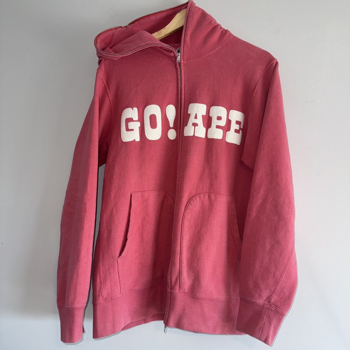 Bape OG Go Ape! Full Zip Up Hoodie Sweater Size US XL / EU 56 / 4 - 2 Thumbnail