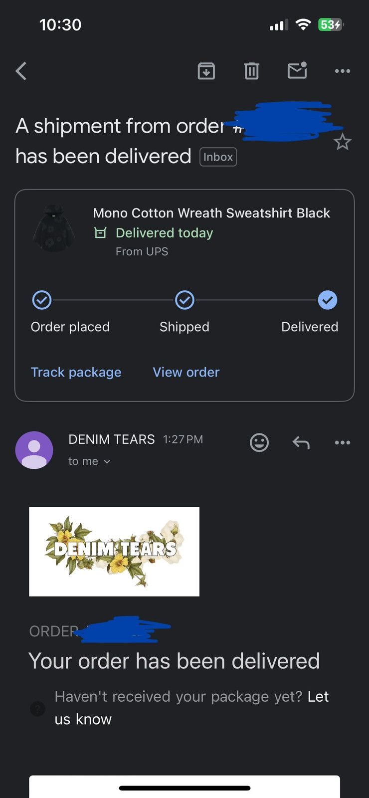 Denim Tears Cotton Wreath
