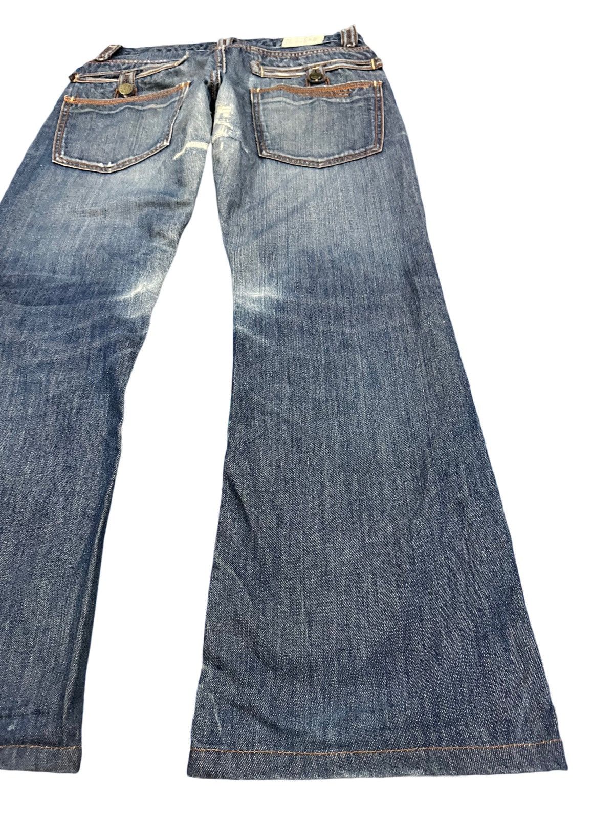 Ben Taverniti Unravel Project × Jimmy Taverniti × Taverniti Vintage Taverniti Flare Grunge Distressed Denim Size US 32 / EU 48 - 8 Thumbnail