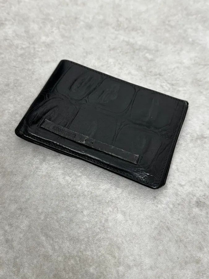 Roberto Cavalli 2000s Cavalli Black Crocodile Effect Leather Wallet Size ONE SIZE - 4 Thumbnail