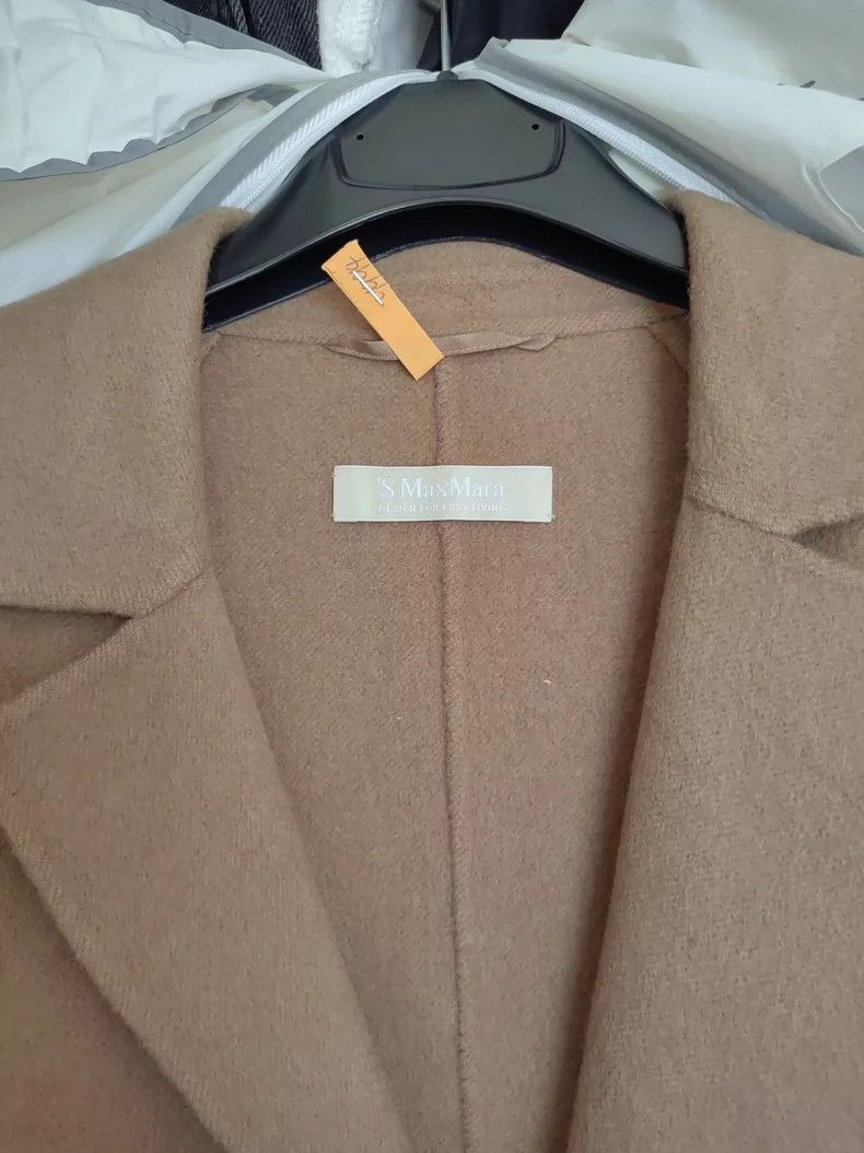 Max Mara Max Mara Camel Long Coat Size L / US 10 / IT 46 - 3 Thumbnail