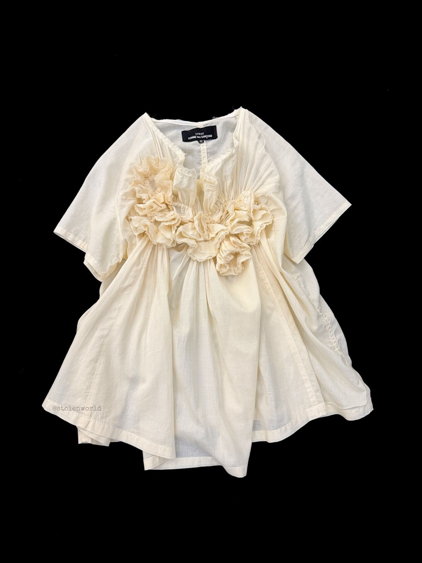 Comme des Garcons Comme des Garçons Pleated Cotton Top Size M / US 6-8 / IT 42-44 - 1 Thumbnail