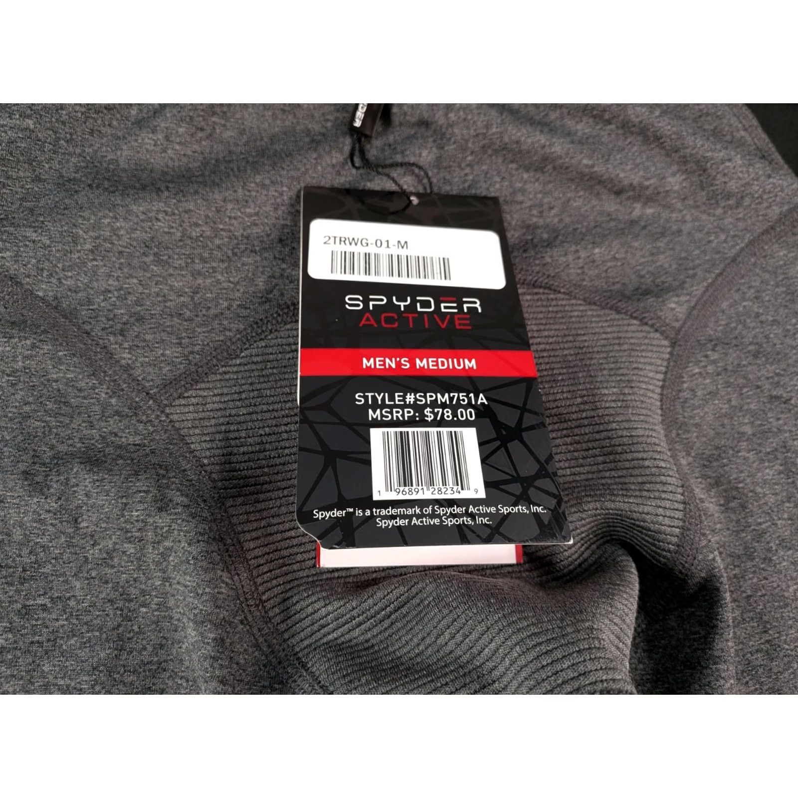 Spyder Spyder Pants Mens Medium Gray ProWeb Brushed Compression Tights Leggings Size US 31 - 5 Thumbnail