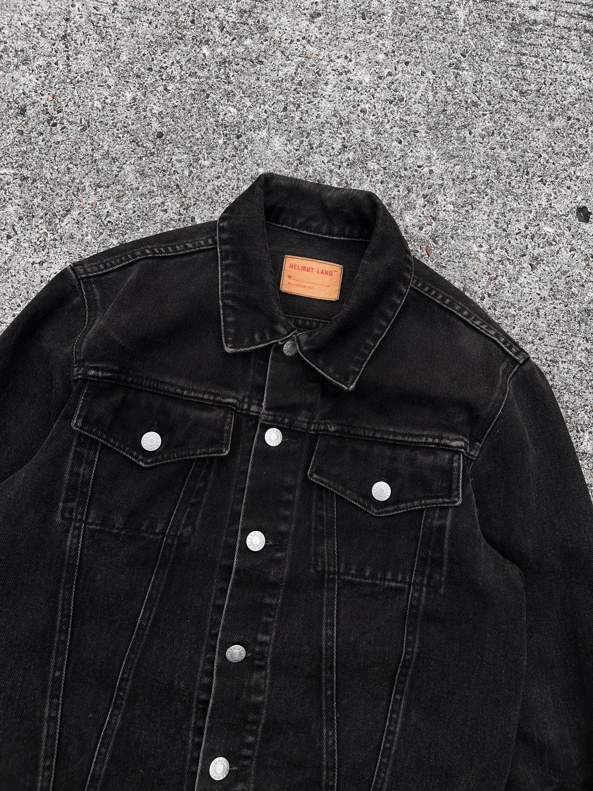 Helmut Lang Helmut Lang AW97 Faded Black Denim Jacket Size US M / EU 48-50 / 2 - 10 Thumbnail