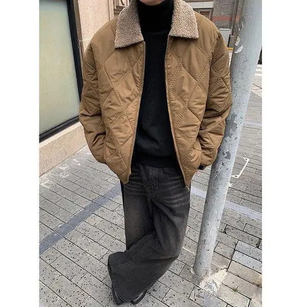 VIBE Quilted Brown Jacket Size US M / EU 48-50 / 2 - 7 Thumbnail