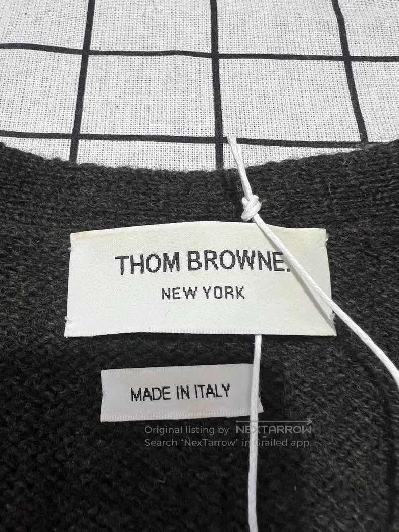 Thom Browne Thom Browne Wool cardigan, thick Size XS / US 0-2 / IT 36-38 - 4 Thumbnail