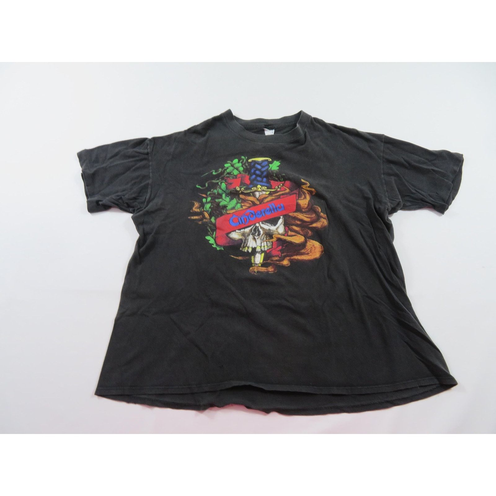 Other Cinderella 1989 Black T-Shirt Long Cold Winter Sz XL Size US XL / EU 56 / 4 - 1 Thumbnail