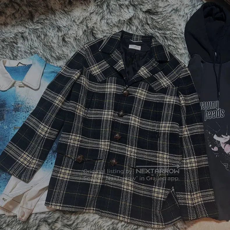 Saint Laurent Plaid Double.