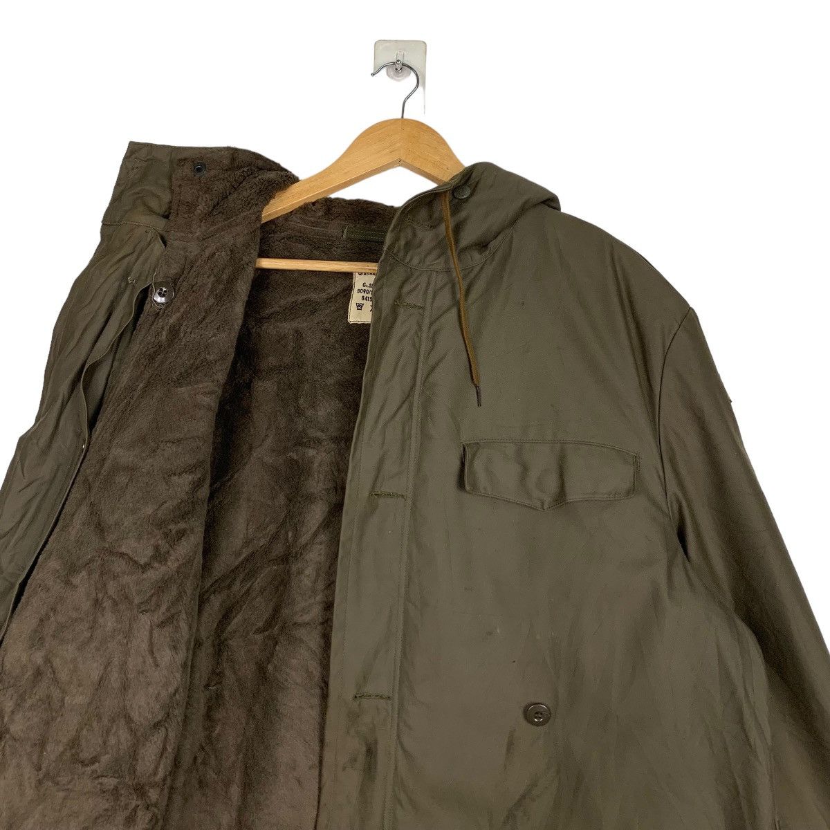 Vintage 88's SCHWARZ PASSAU German Army Fleece Lined Parka #1004-C45 Size US L / EU 52-54 / 3 - 11 Thumbnail